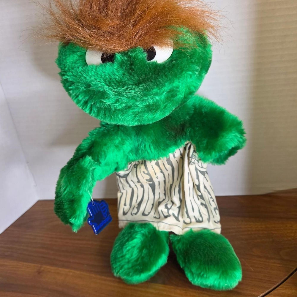 Vintage Applause Oscar the Grouch Sesame Street Hand Pupet
